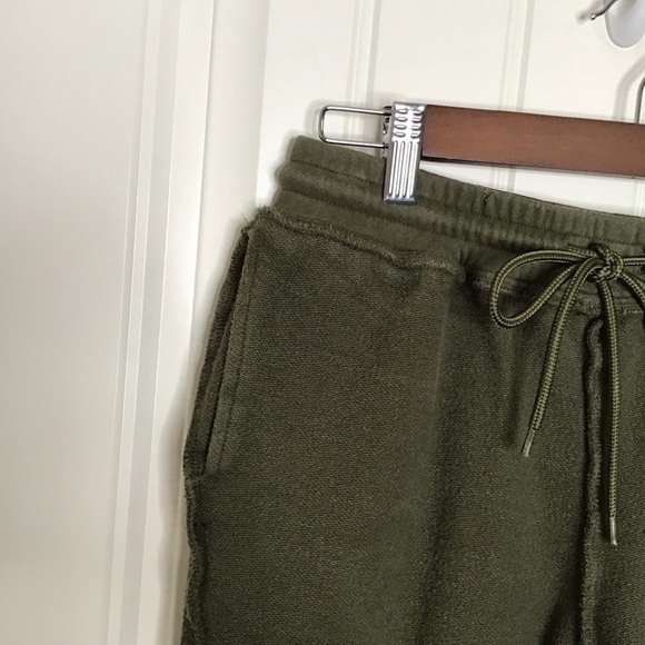Danielle Guizio Inside Out Jogger in Army Green. - Picture 5 of 13